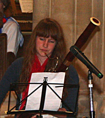 Hannah on bassoon