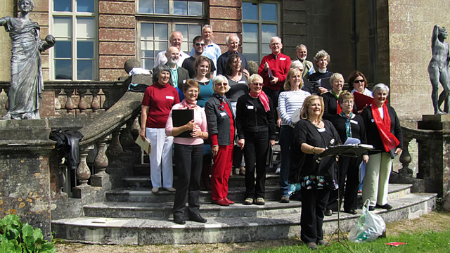 Pilgrim singers at Stourhead