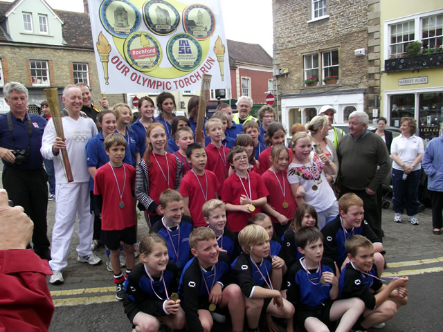 Group photo at Market Place