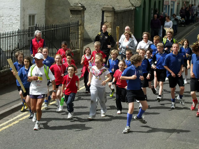 Running down South Street