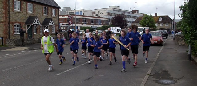 Running down Moor Lane