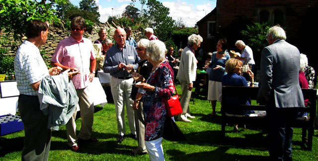 Cream tea scene