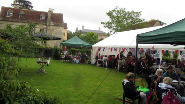 House, gazebos and marquee