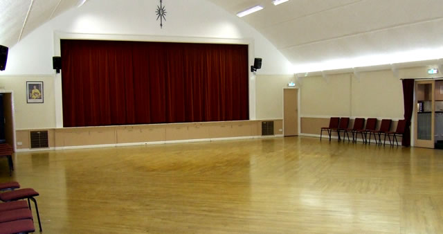 Wincanton Memorial Hall interior