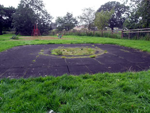 The roundabout has been entirely removed. Maybe the Asgard took it.