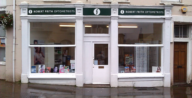 Robert Frith's new shop front in Wincanton