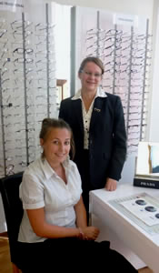 The staff at Robert Frith Optometrists