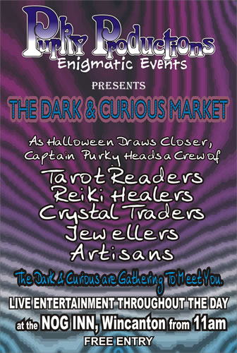 The Dark & Curious Market poster