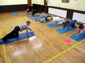 Horsington Pilates class