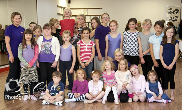 Just Dance children, group danceathon