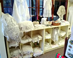 Vintage linen at Past Times, Wincanton High Street