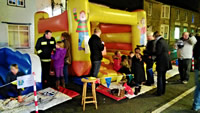 Bouncy Castle at the top of the High Street