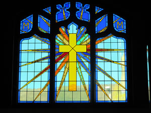 Wincanton Methodist Church stained glass window