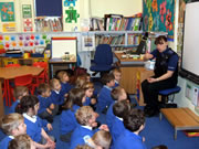 Milborne Port Children Get Lesson in Road Safety