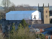 Parish Church Roof Repair Gets Underway