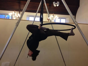 Aerial hoop