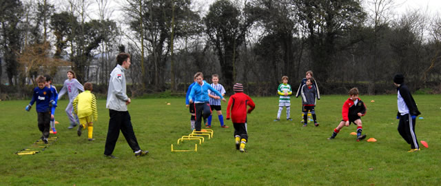 Wincanton Town Youth Football Club training