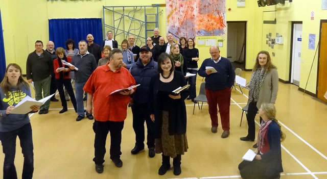 Milborne Port opera rehearsals