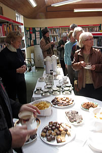 The obligatory tea and cakes