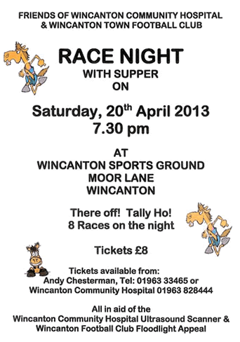 Race night poster