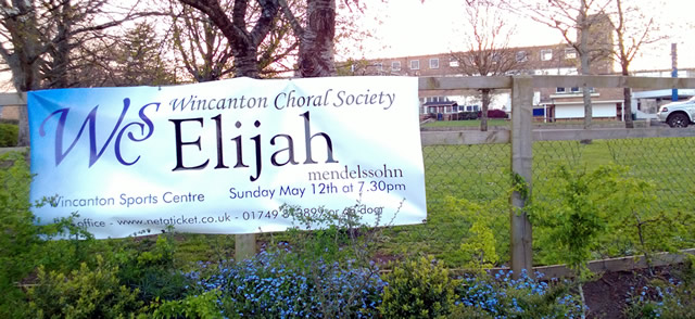 Wincanton Choral Society Spring Concert 2013 banner