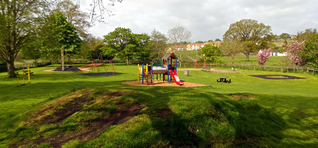 Wincanton Recreation Ground, with several missing pieces