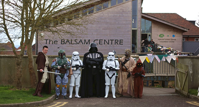 Star Wars characters at the Balsam Centre (photo by Oscar Yoosefinejad)