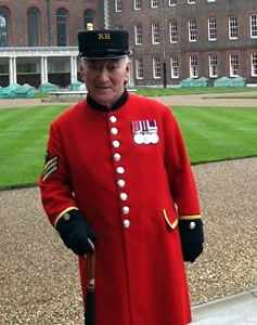 Paddy Fox, member of the Royal British Legion, Wincanton Branch, and among the Guard of Honour present at Baroness Thatcher's funeral