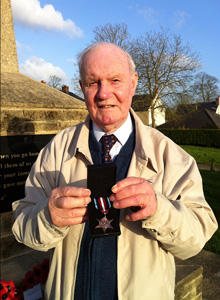Bert Bentley, eventual recipient of the Arctic Convoys medal