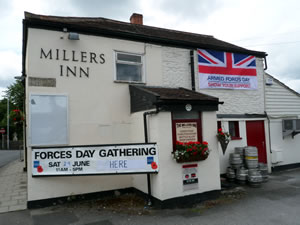 The Millers Inn, ready for Armed Forces Day