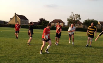Wincanton Rugby Club in practise
