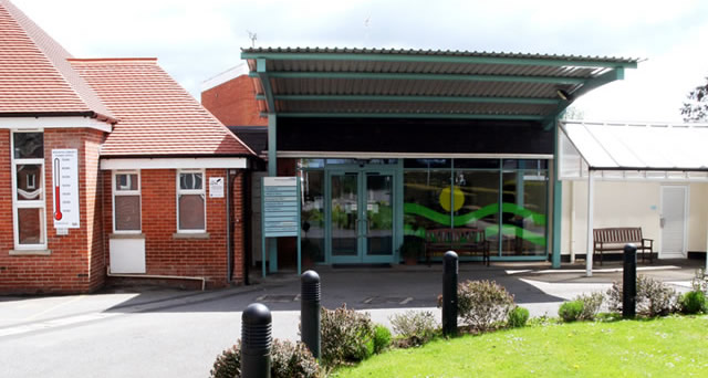 Wincanton Community Hospital front entrance