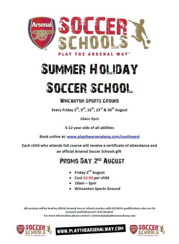 Arsenal Soccer School poster