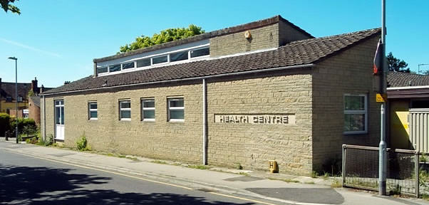 The old Wincanton Health Centre, front view