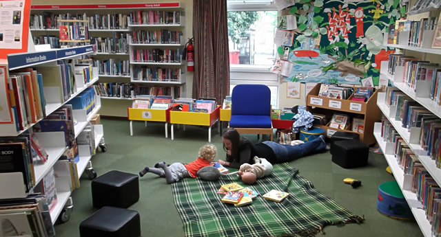 Wincanton Library children's corner