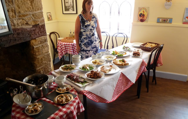 Truffles Bastille Day buffet