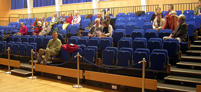 An early audience at Wincanton Film Society
