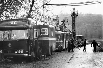 BBC bus in the 1960s