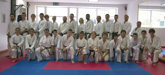 Students attending the 5th Anniversary of The Honbu