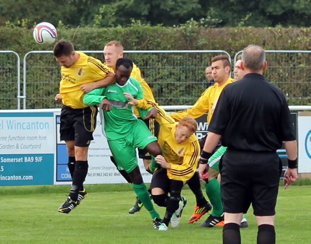 Wincanton Town FC at home to Westbury