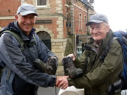 A Pair of Boots Arrive in Wincanton on Their Final Journey