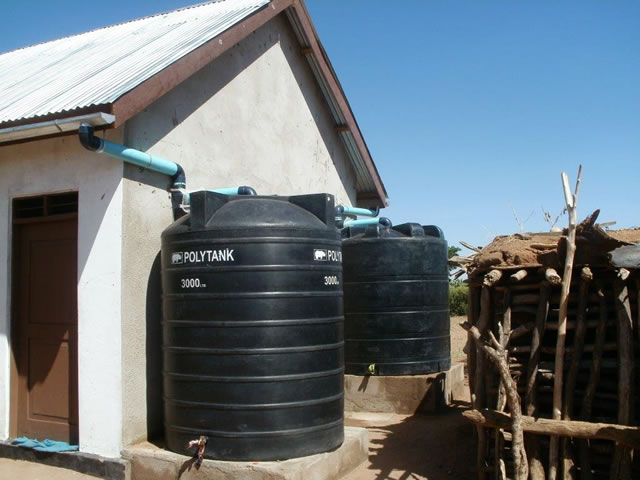Water tanks for rain harvesting