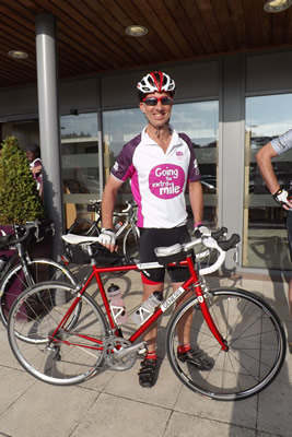 Nigel with his bike
