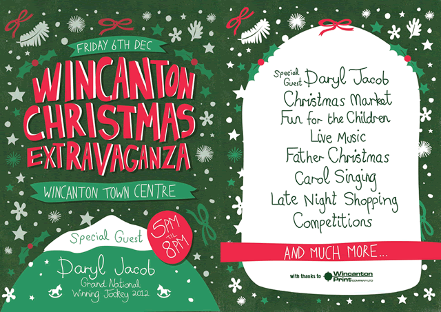 Wincanton Christmas Extravaganza 2013 flyer