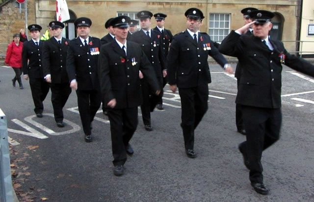 Fire Brigade marching