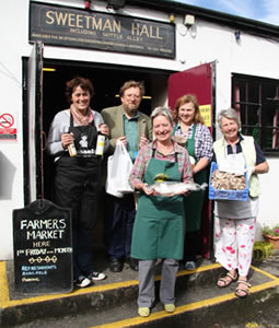 Some of the Wincanton Farmers' Market stallholders