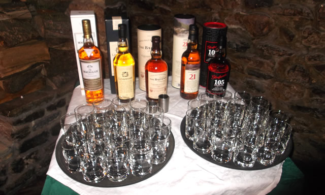 The whiskeys we samples on this occasion