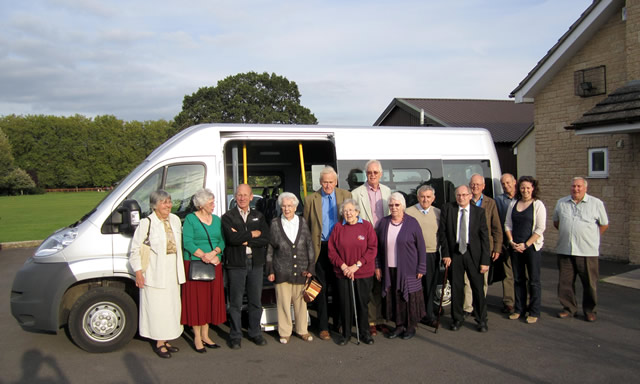 The Winibus and some of its supporters