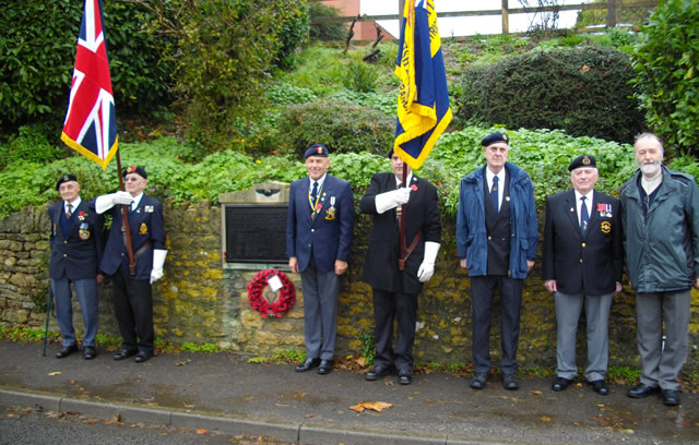 Old Faithful Memorial, Wincanton, 11th November 2013