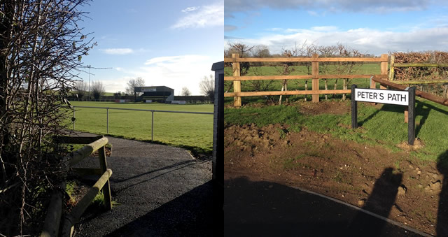 Brand new 'Peters Path' now open and allowing easier access to Wincanton Sports Ground